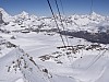 Looking back down from the top of the Zermatt tram.